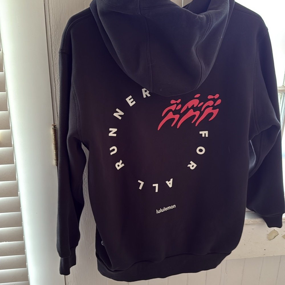 Men’s Lululemon Black Steady State For All Runners Hoodie Size XS